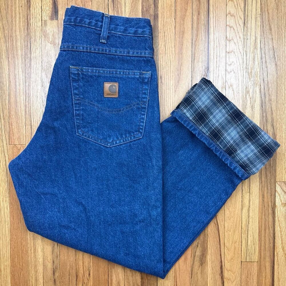 Carhartt Women's Blue and Navy Jeans
